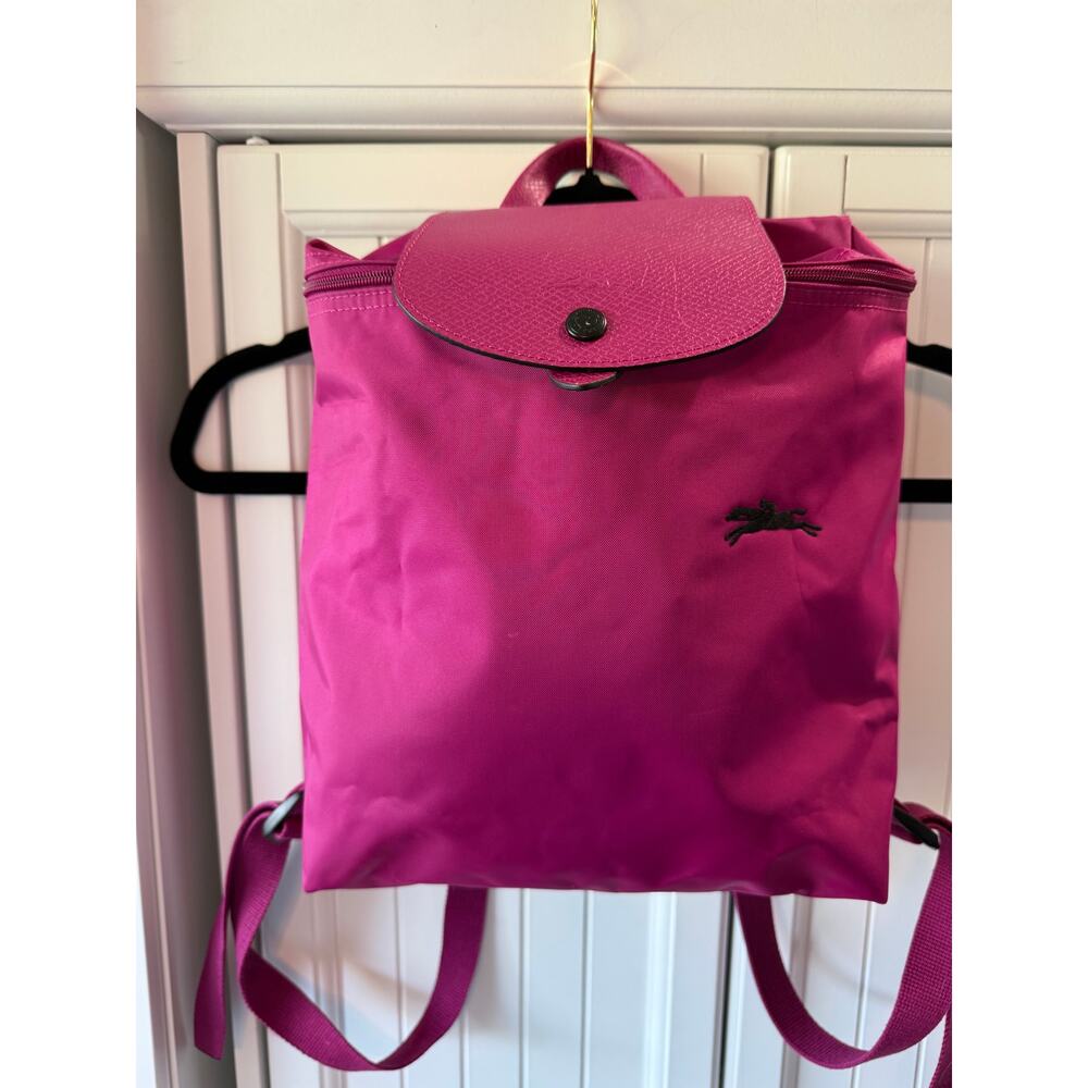 Longchamp Le Pliage Small Packable Backpack recycled nylon EUC